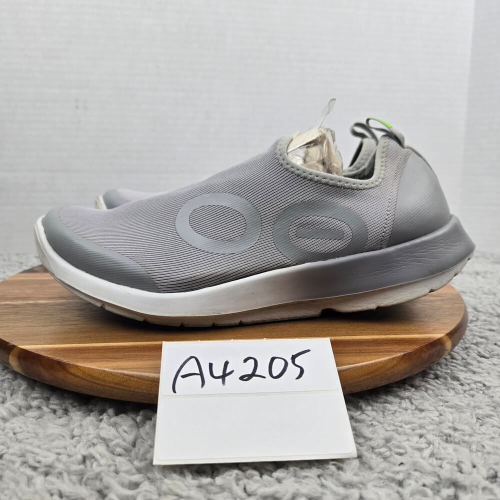 Oofos Mens 9 Oomg Sport Low Gray Slip On Casual Lifestyle Recovery Daily Shoe